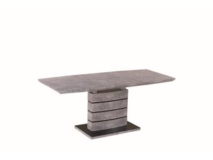 Стол раскладной Signal Meble Leonardo, 140 см, серый цена и информация | Кухонные и обеденные столы | hansapost.ee