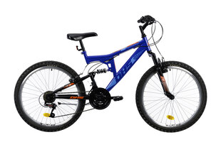 Товар с повреждением. Велосипед детский DHS 2441 24", синий цена и информация | Товары с повреждениями | hansapost.ee