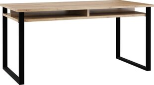 Стол Meblocross Cross Cro-02 D, светло-коричневый/черный цена и информация | Кухонные и обеденные столы | hansapost.ee