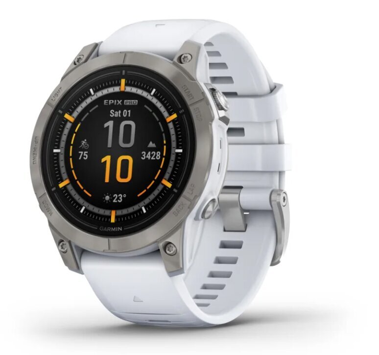 Garmin epix Pro Gen 2 Sapphire Titanium/Whitestone цена и информация | Nutikellad, laste nutikellad | hansapost.ee