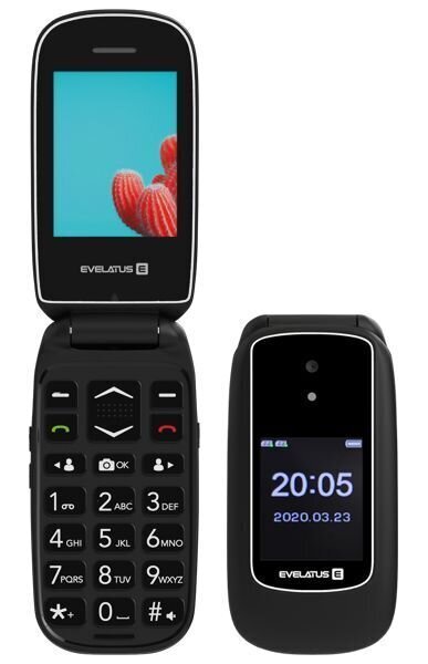 Evelatus WAVE 2020, Dual SIM, Graphite Black hind ja info | Telefonid | hansapost.ee