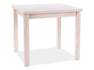 Стол Signal Meble Adam 90x65 см, дуб цена и информация | Кухонные и обеденные столы | hansapost.ee