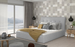 Кровать Inge 140x200 см, серый цвет цена и информация | Кровати | hansapost.ee