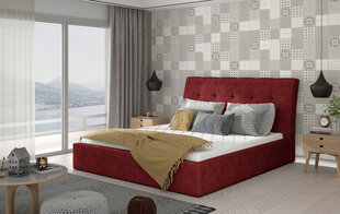 Кровать Inge 140х200 см, красный цвет цена и информация | Кровати | hansapost.ee