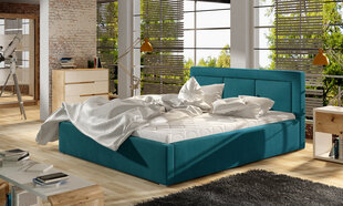 Кровать Belluno, 140x200 см, синий цвет цена и информация | Кровати | hansapost.ee
