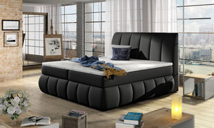 Кровать  Vincenzo, 160х200 см, черный цвет цена и информация | Кровати | hansapost.ee