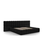 Кровать Micadoni Home Mamaia, 200х200 см, черный цвет цена и информация | Кровати | hansapost.ee