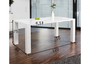 Oбеденный стол 120x80 см цена и информация | Кухонные и обеденные столы | hansapost.ee