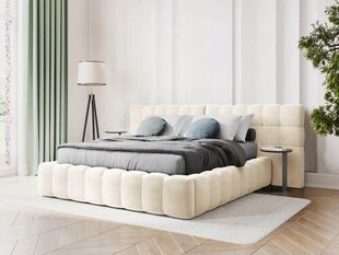 Кровать Micadoni Home Mamaia, 200х140 см, бежевая цена и информация | Кровати | hansapost.ee
