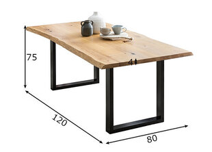 Обеденный стол 80x120 см цена и информация | Кухонные и обеденные столы | hansapost.ee