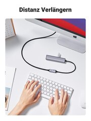 UGREEN Extension Cable USB 3.0, male USB to female USB, 1m hind ja info | Juhtmed ja kaablid | hansapost.ee