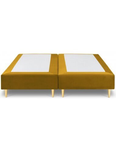 Kušett-voodipõhi Whale, 200x140x34 cm, kollane hind ja info | Voodid | hansapost.ee