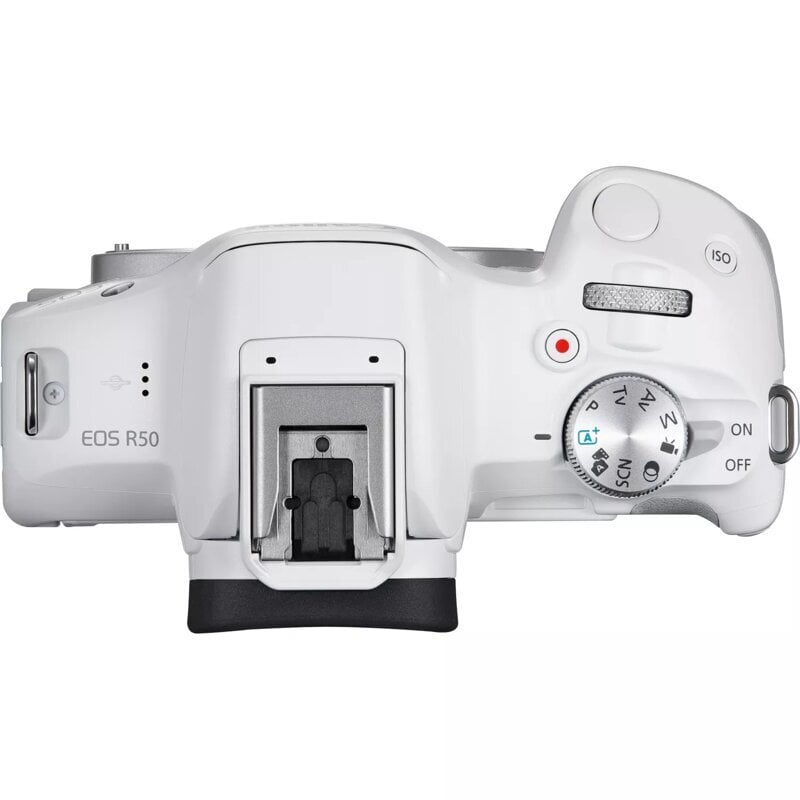 Canon EOS R50 WH + RF-S 18-45mm F4.5-6.3 IS STM (SIP) цена и информация | Fotoaparaadid | hansapost.ee
