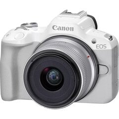 Canon EOS R50 WH + RF-S 18-45mm F4.5-6.3 IS STM (SIP) цена и информация | Фотоаппараты | hansapost.ee
