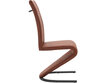 2 tooli komplekt Notio Living Zap, pruun цена и информация | Köögitoolid, söögitoolid | hansapost.ee