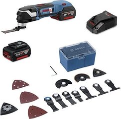 Аккумуляторная вибрационная пила Bosch GOP 18В-28 Professional 06018B6003, с аккумулятором и зарядным устройством цена и информация | Шлифовальные машины | hansapost.ee