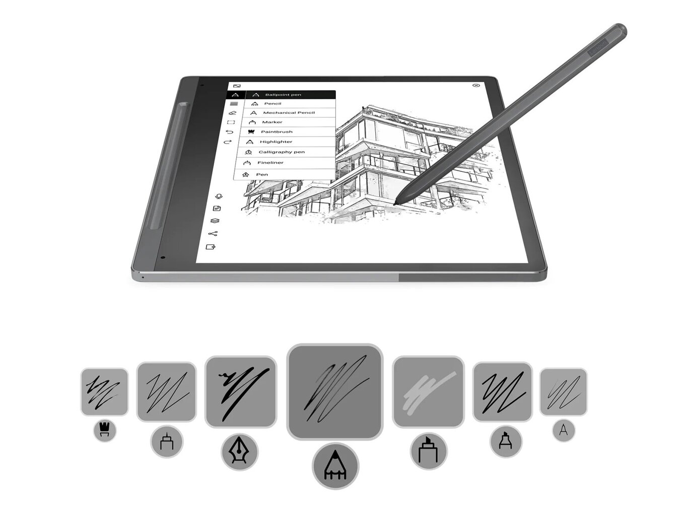 Lenovo Smart Paper WiFi 4/64GB Storm Gray ZAC00008SE цена и информация | Tahvelarvutid | hansapost.ee