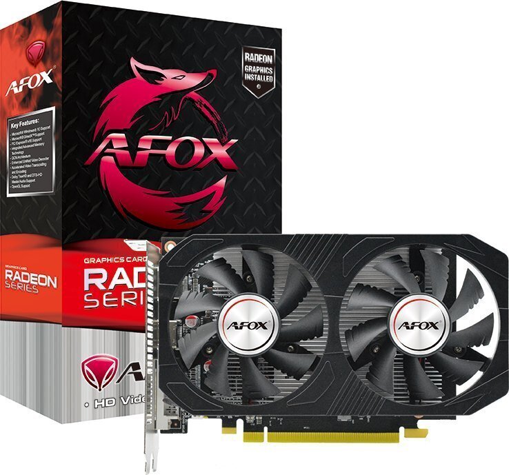 Afox Radeon RX 550 AFRX550-8192D5H4-V6 цена и информация | Videokaardid | hansapost.ee