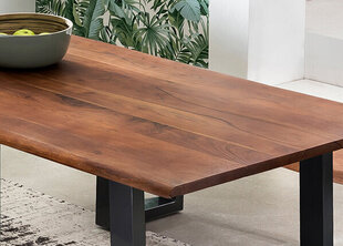 Обеденный стол Tische, коричневый цена и информация | Кухонные и обеденные столы | hansapost.ee