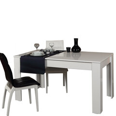 Расширяемый обеденный стол Kalune Design Bois, белый цена и информация | Кухонные и обеденные столы | hansapost.ee