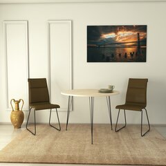 Стол Kalune Design Sandalf, светло-коричневый цена и информация | Кухонные и обеденные столы | hansapost.ee