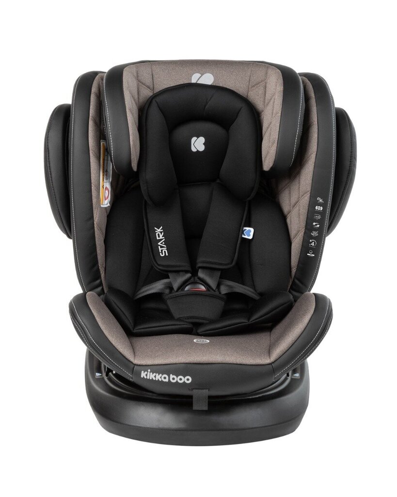 Turvatool Kikka Boo Stark Isofix, 0-36 kg, beige hind ja info | Turvatoolid ja turvahällid | hansapost.ee