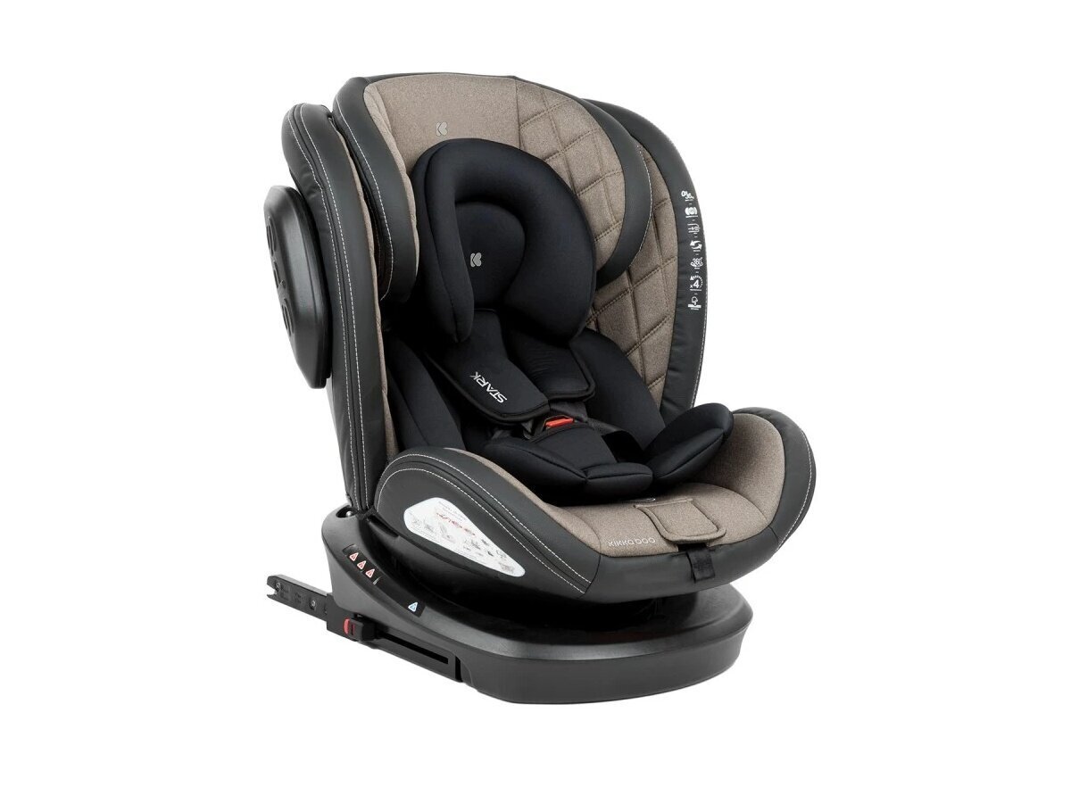 Turvatool Kikka Boo Stark Isofix, 0-36 kg, beige hind ja info | Turvatoolid ja turvahällid | hansapost.ee