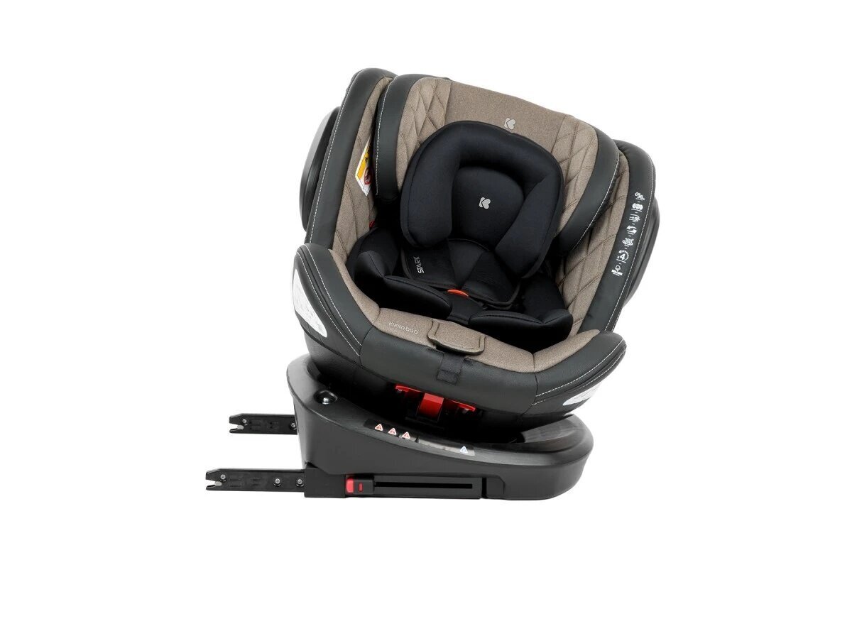 Turvatool Kikka Boo Stark Isofix, 0-36 kg, beige цена и информация | Turvatoolid ja turvahällid | hansapost.ee