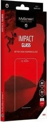 MS ImpactGLASS iPhone 12|12 Pro 6,1" czarny|black Antyuderzeniowe szkło hybrydowe 8H цена и информация | Защитные пленки для телефонов | hansapost.ee