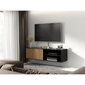 TV-laud Meorati, 40x40x150 cm, pruun/must hind ja info | Televiisori alused | hansapost.ee