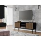 TV-laud Meorati, 150x40x60 cm, pruun/must цена и информация | Televiisori alused | hansapost.ee