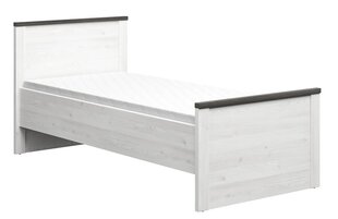 Кровать Hesen, 90х200 см, белый цвет цена и информация | Кровати | hansapost.ee