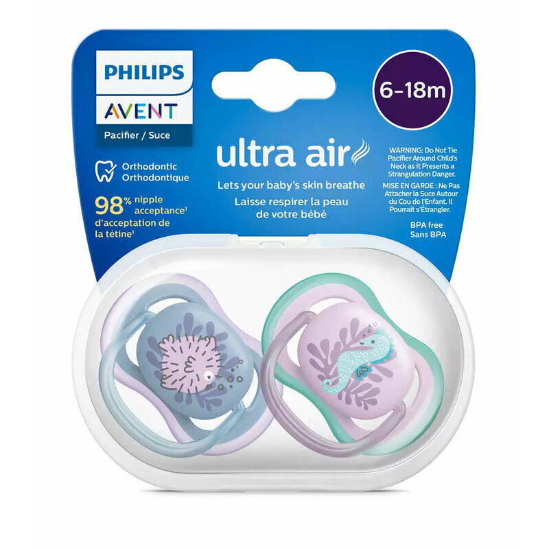 Lutid Philips Avent Ultra Air, 6-18 kuud, 2 tk. цена и информация |  Lutid | hansapost.ee