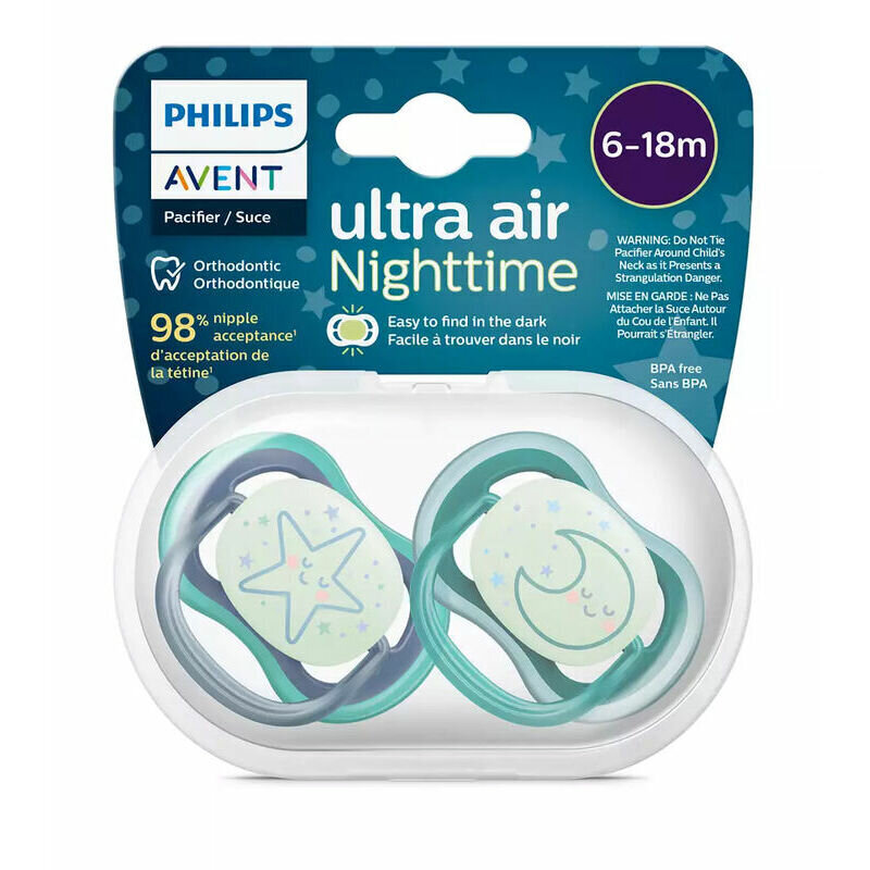 Lutid Philips Avent Ultra Air Night, 6-18 kuud, 2 tk. цена и информация |  Lutid | hansapost.ee