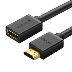 UGREEN Кабель UGREEN HDMI «папа-мама», 3 м (черный) цена и информация | Кабели и провода | hansapost.ee