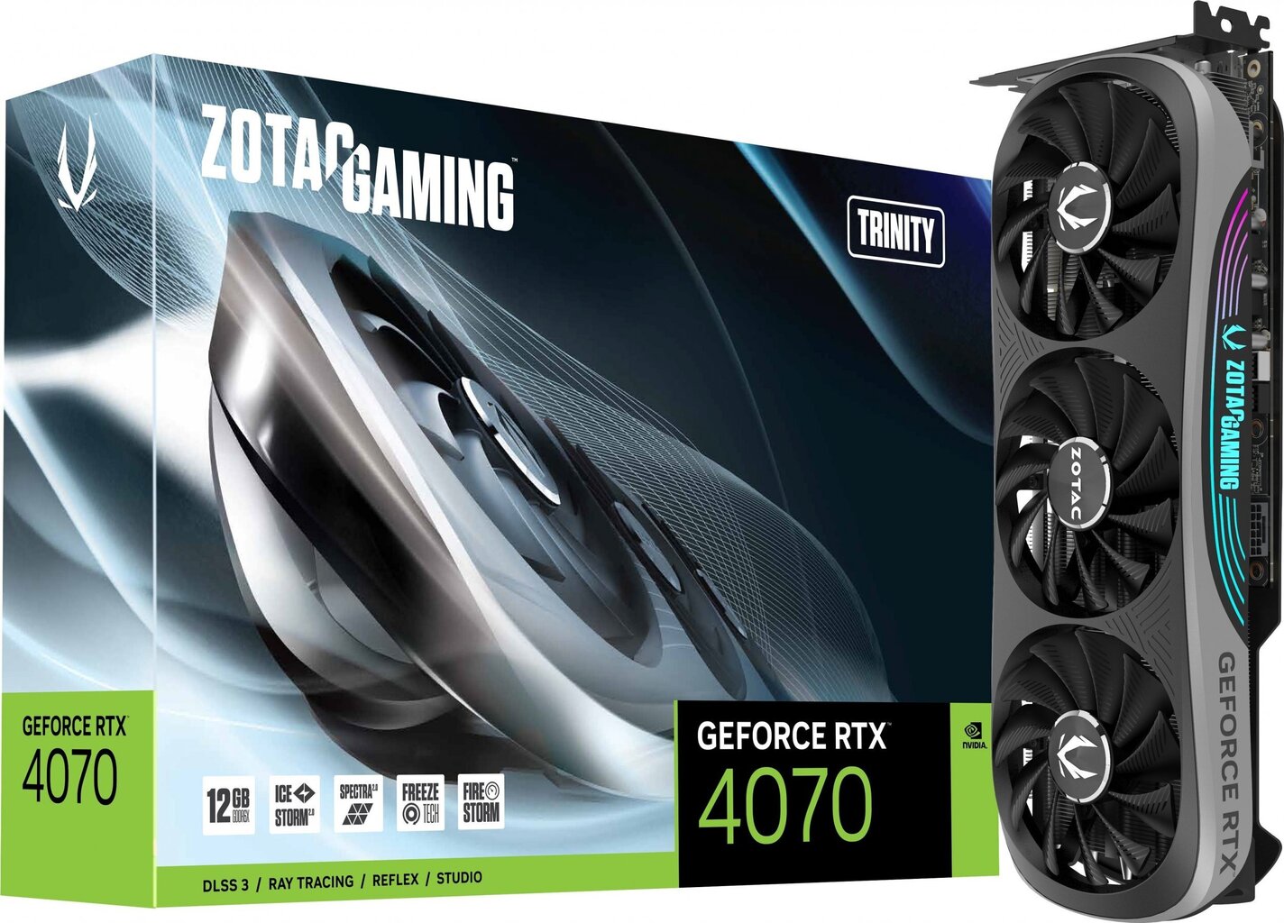 Zotac Gaming Geforce RTX 4070 Trinity hind ja info | Videokaardid | hansapost.ee