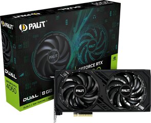 Palit GeForce RTX 4060 Dual цена и информация | Видеокарты | hansapost.ee