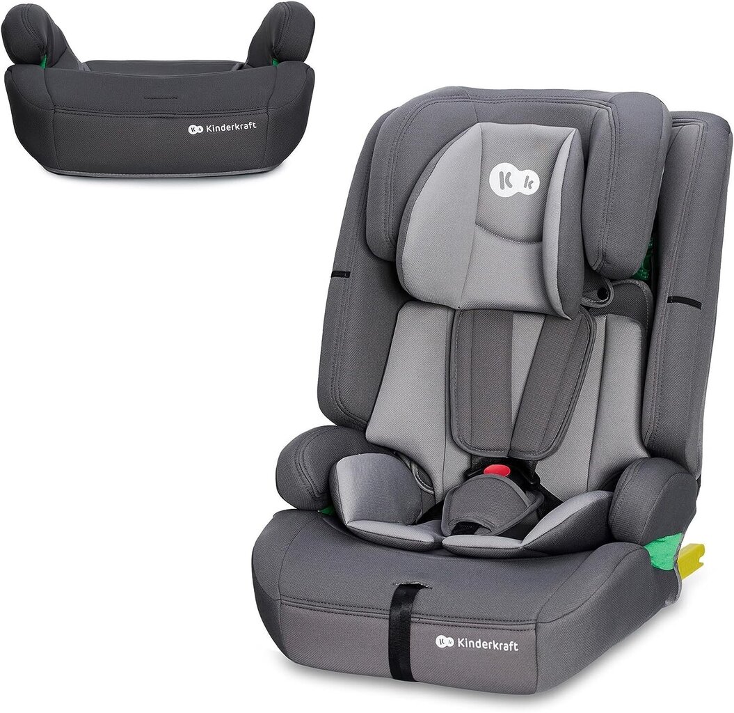 Turvatool KinderKraft Safety Fix 2 i-Size, 9-36 kg, grey hind ja info | Turvatoolid ja turvahällid | hansapost.ee