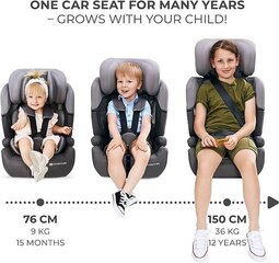 Turvatool KinderKraft Safety Fix 2 i-Size, 9-36 kg, grey price and information | Safety seats and cradles | hansapost.ee