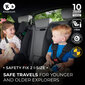 Turvatool KinderKraft Safety Fix 2 i-Size, 9-36 kg, grey hind ja info | Turvatoolid ja turvahällid | hansapost.ee