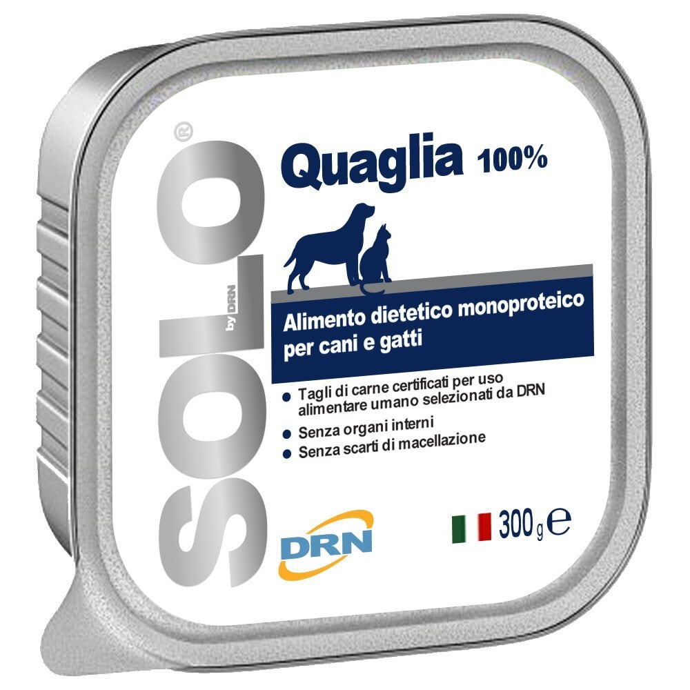 Drn Solo Quaglia koos vutiga, 300 g цена и информация | Koerakonservid | hansapost.ee