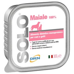DRN Solo Maiale со свининой, 300 г цена и информация | Консервы для собак | hansapost.ee