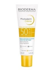 крем для лица с spf50 bioderma photoderm invisible cream spf50, 40 мл цена и информация | Кремы для лица | hansapost.ee