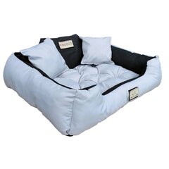 Лежак KingDom, разные размеры, серый/черный цена и информация | Лежаки, домики | hansapost.ee