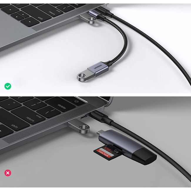 Ugreen US378 hind ja info | USB adapterid ja jagajad | hansapost.ee