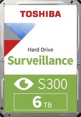 Toshiba S300 Surveillance HDWT860UZSVA hind ja info | Toshiba Arvuti komponendid | hansapost.ee