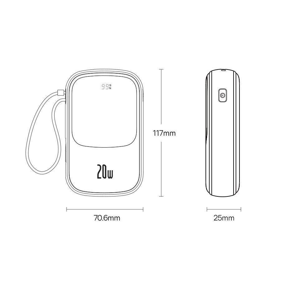 Baseus Qpow Pro Overseas Edition 10000mAh hind ja info | Akupangad | hansapost.ee