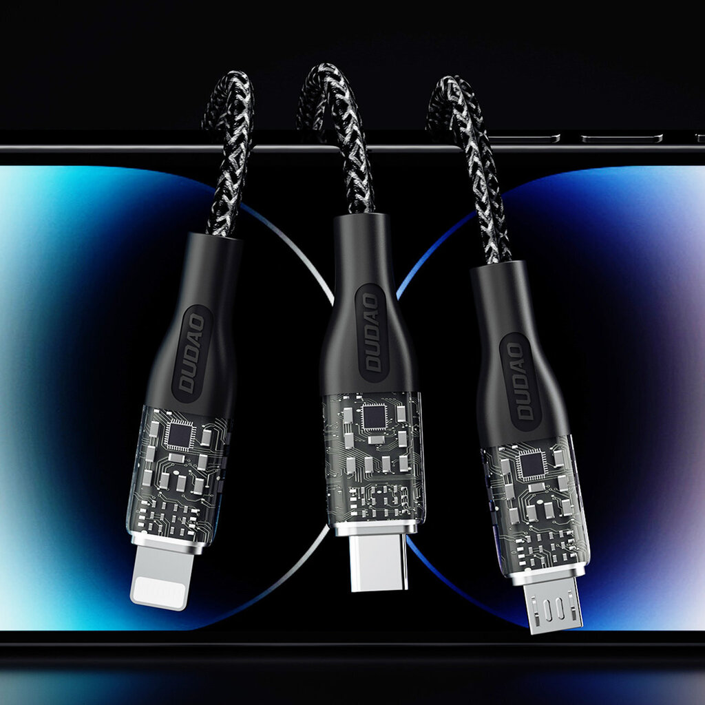 Dudao L22X 3in1 цена и информация | Mobiiltelefonide kaablid | hansapost.ee