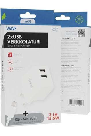 Wave Verkkolaturisovitin цена и информация | Laadijad mobiiltelefonidele | hansapost.ee