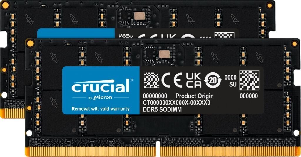 Crucial CT2K32G48C40S5 price and information | Operatiivmälu | hansapost.ee